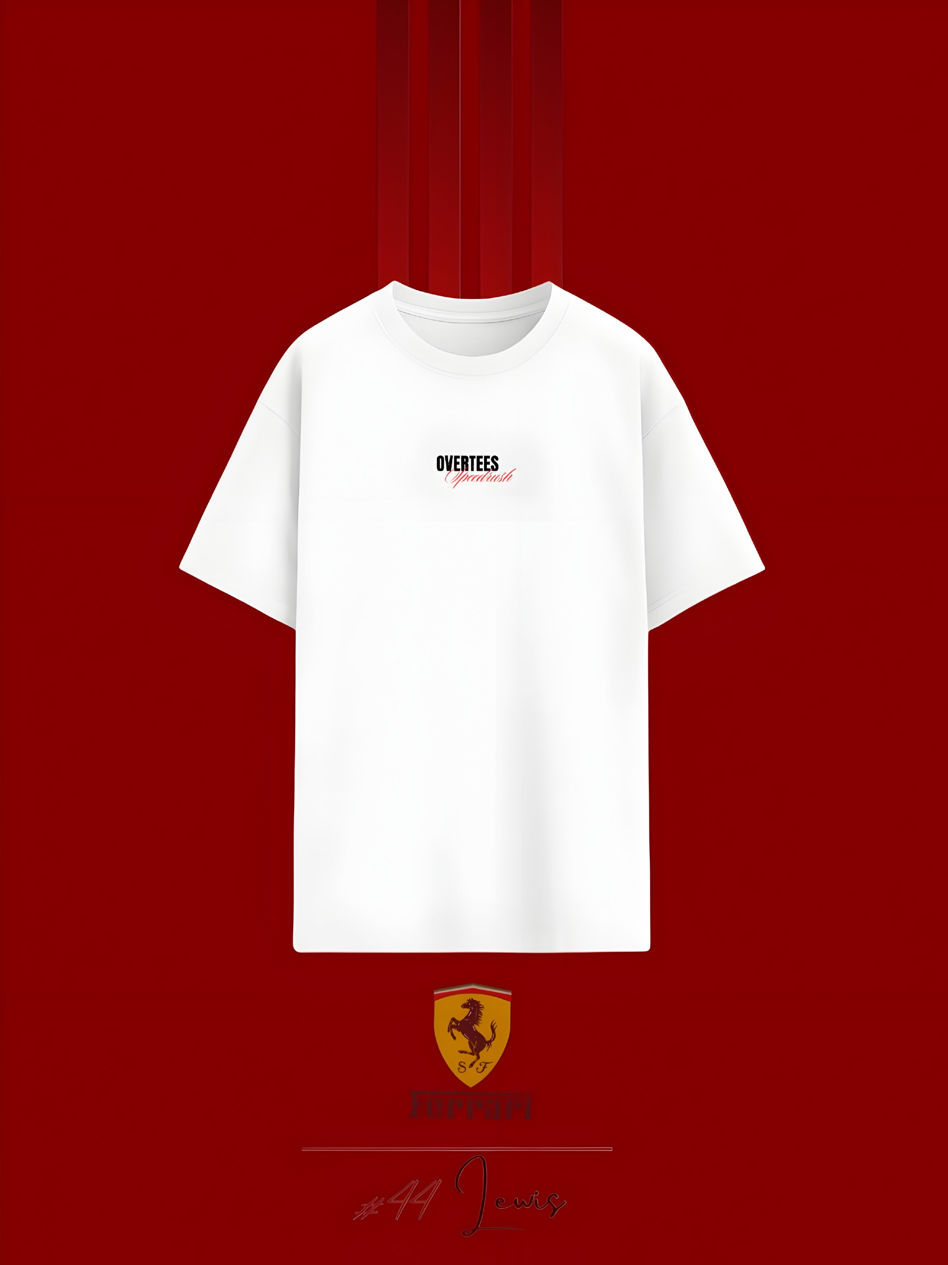 OVERTEES:"Speedline #44 Lewis" Oversized Tee- Speed rush Edition