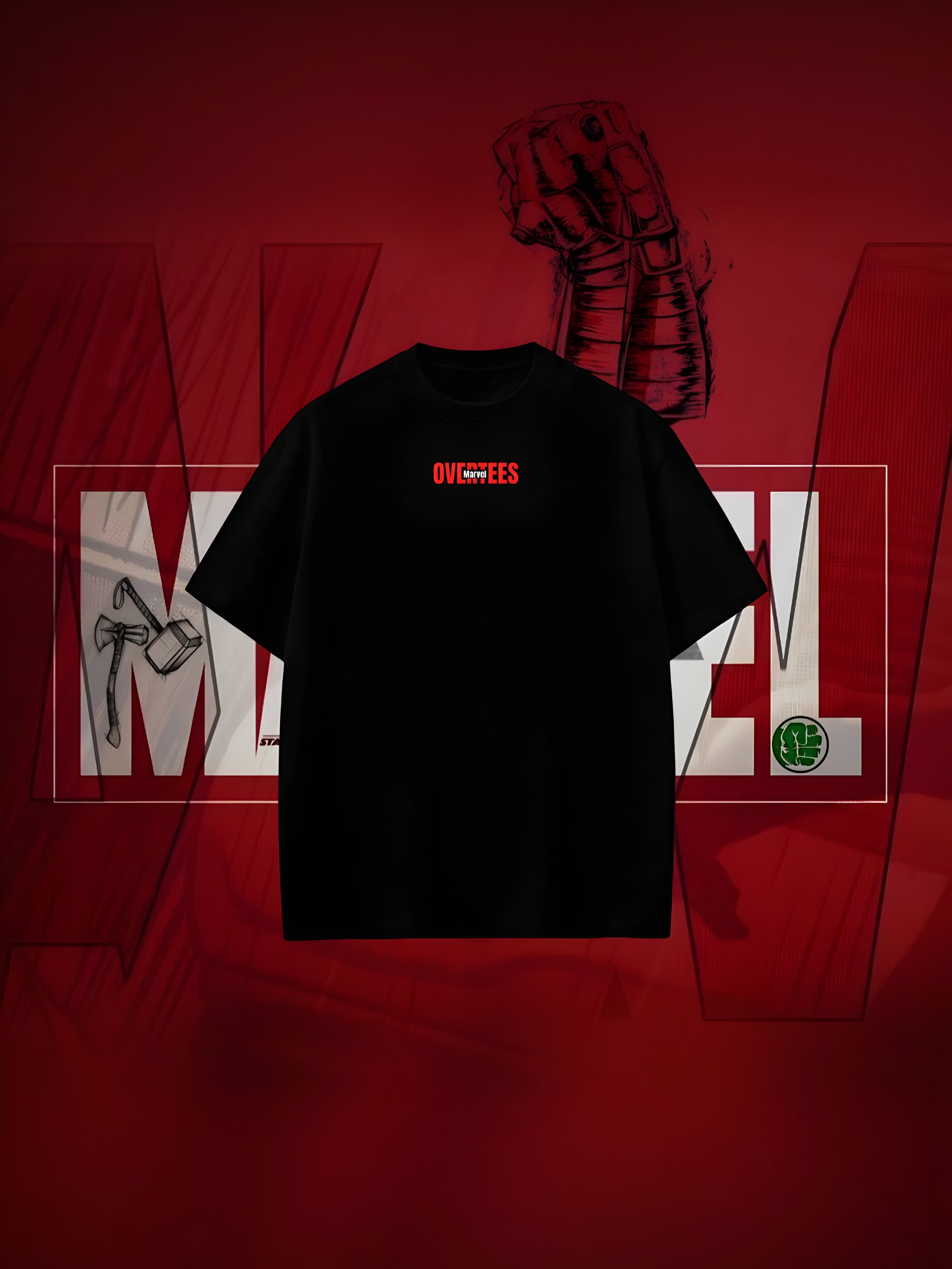 OVERTEES: MARVEL Edition "The Amazing SPIDERMAN" Oversized tee